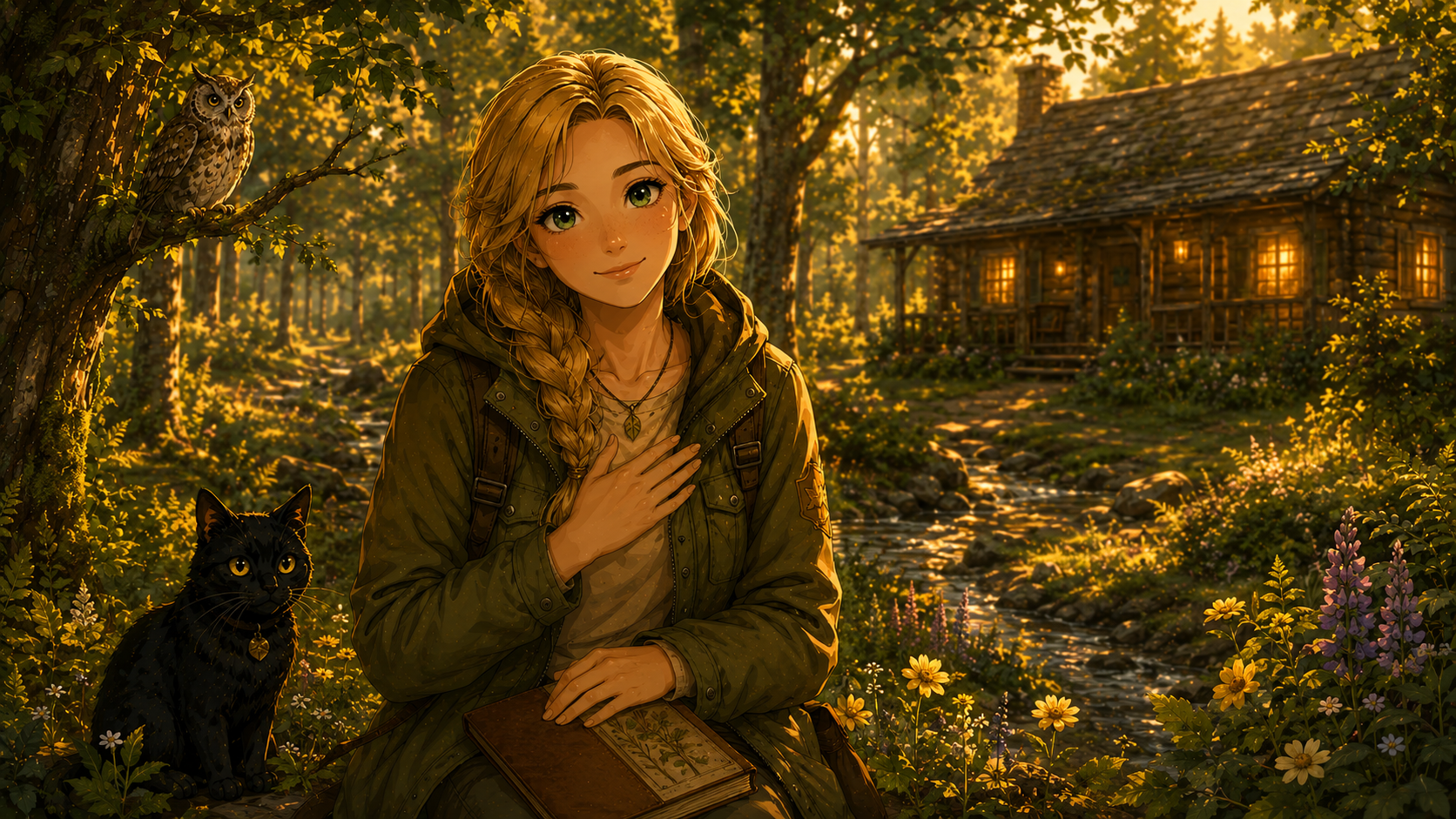 Bella Wildherz im Wald