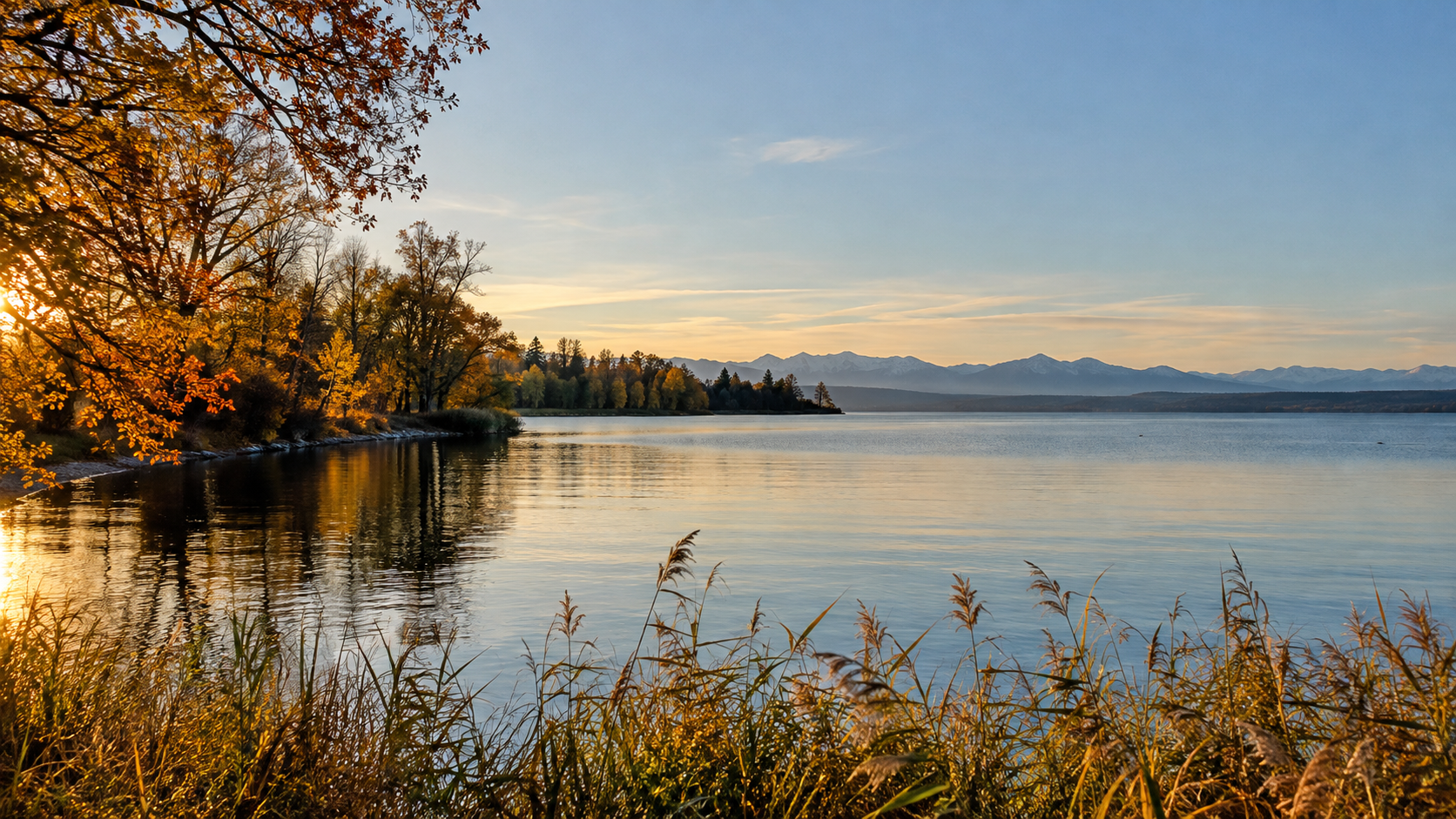 Herbstlicher Baum mit unterschiedlich verfärbten Blättern – Bild wird später ergänzt