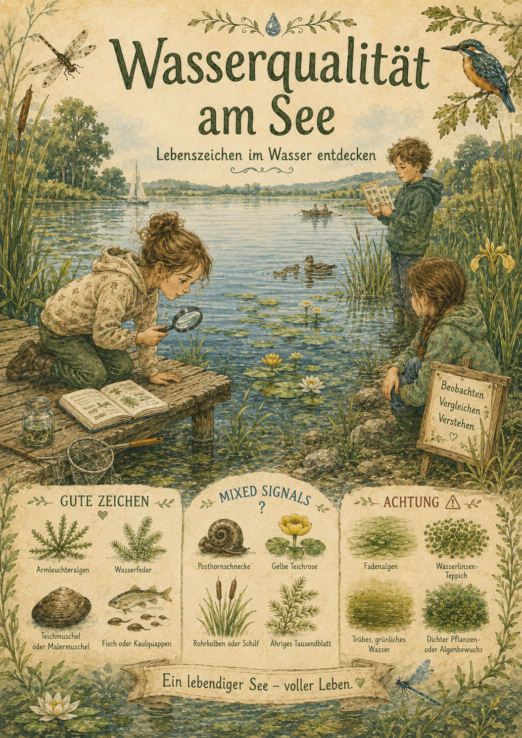 Bonusmaterial für Gruppen: Wasserqualität am See