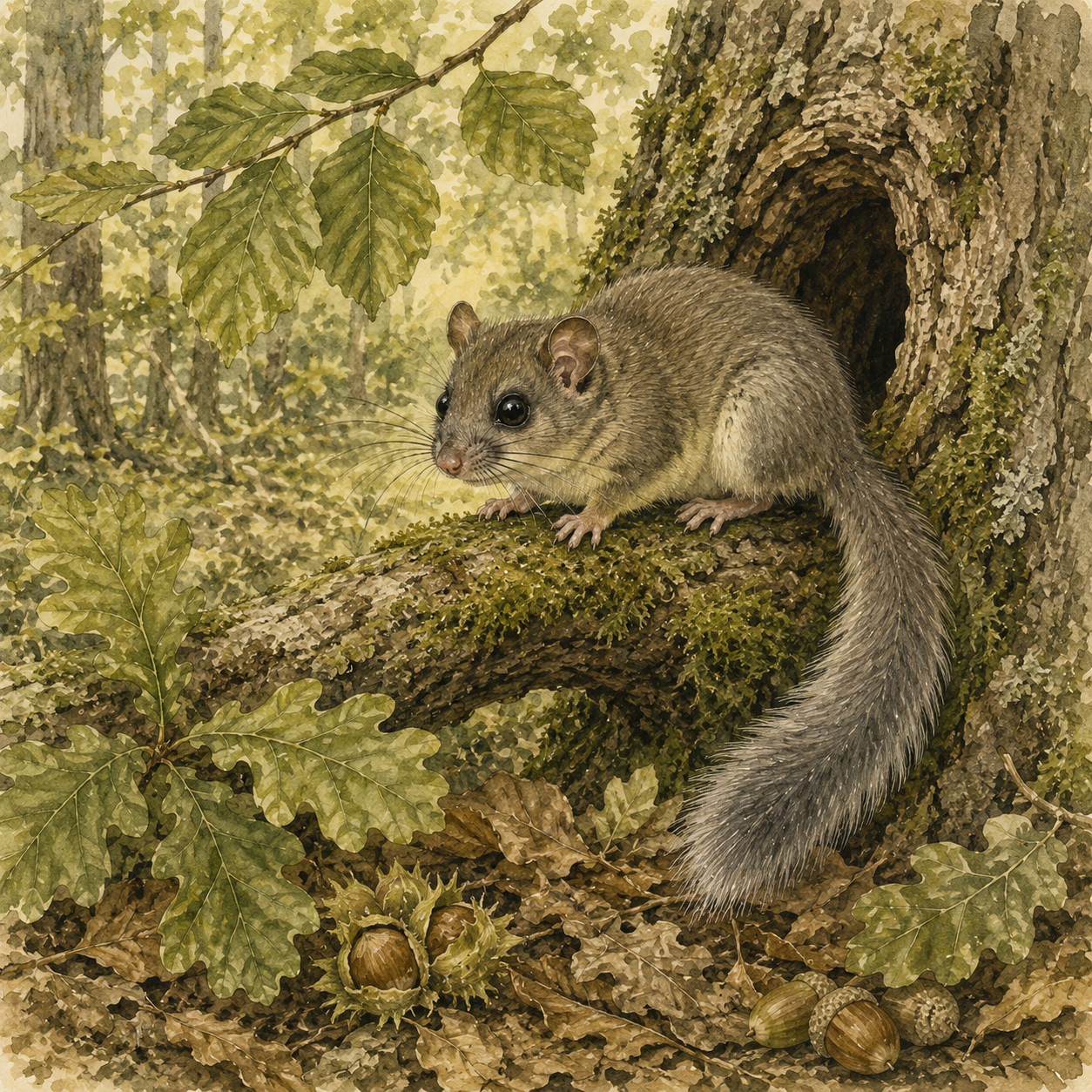 Illustration zu Siebenschläfer bei Bella Wildherz