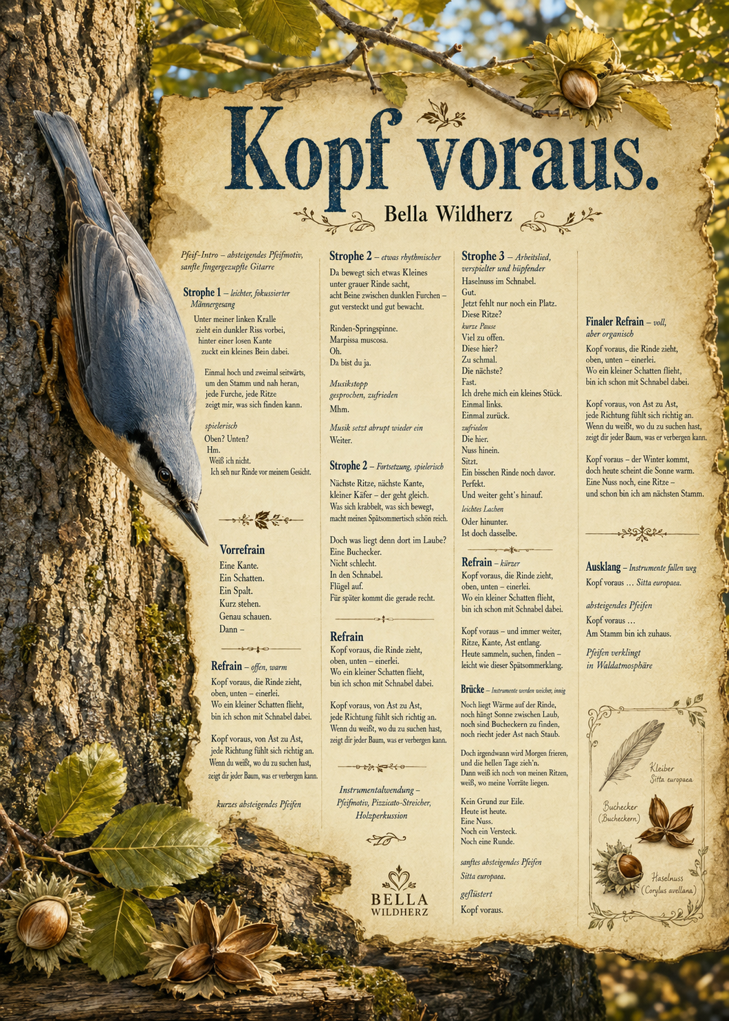 Vorschau der Lyrics zu Bellas Lied zum Kleiber